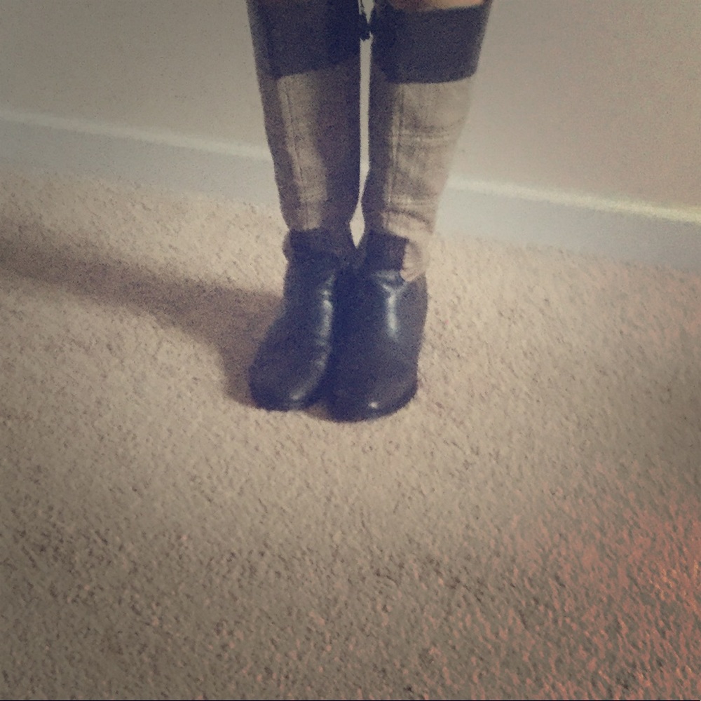 Plaid lands end boots